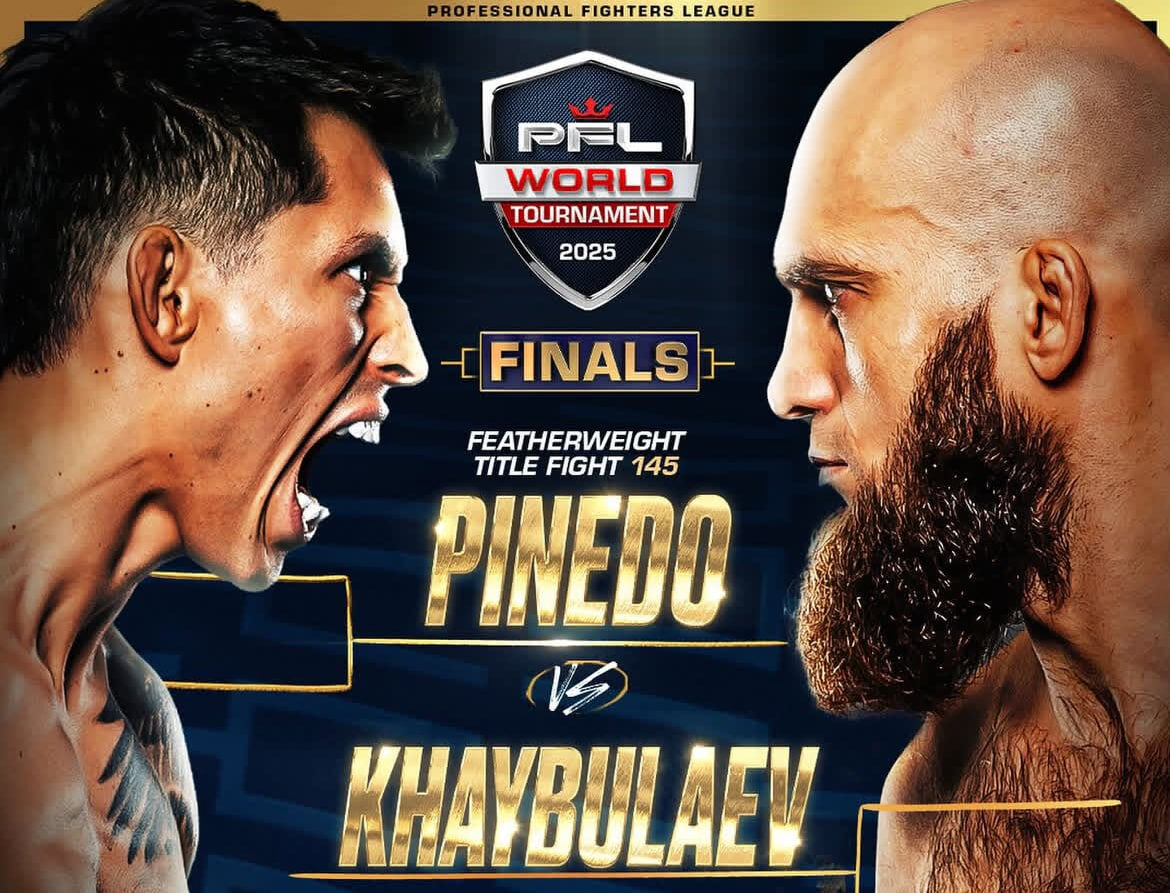     Постер боя Пинедо – Хайбулаев