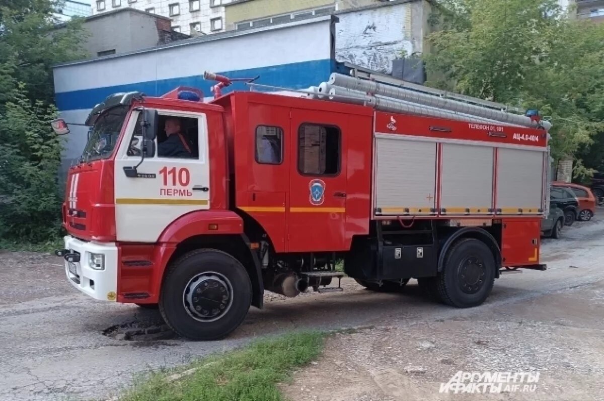    МЧС рассказало подробности о пожаре со сгоревшим на парковке авто в Перми