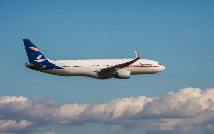    Самолет Ижевск – Махачкала подал сигнал тревоги над Каспийским морем