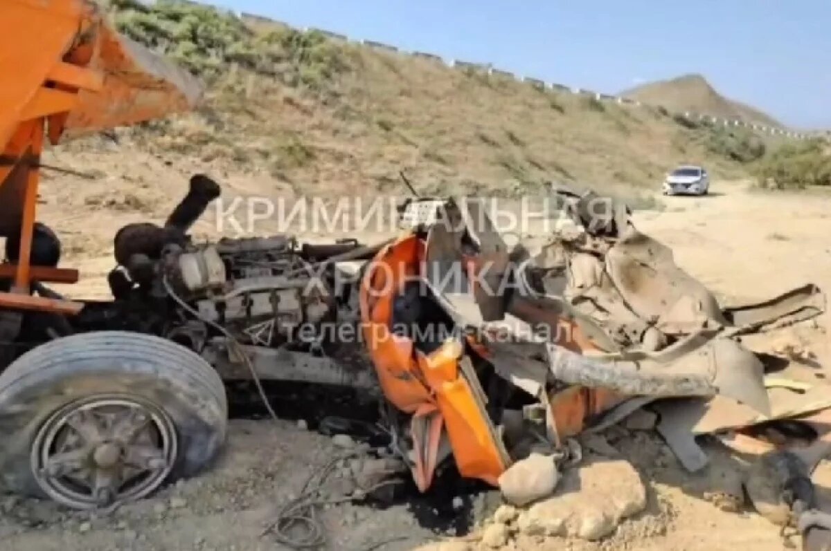    Водитель погиб в ДТП с двумя самосвалами в Табасаранском районе Дагестана