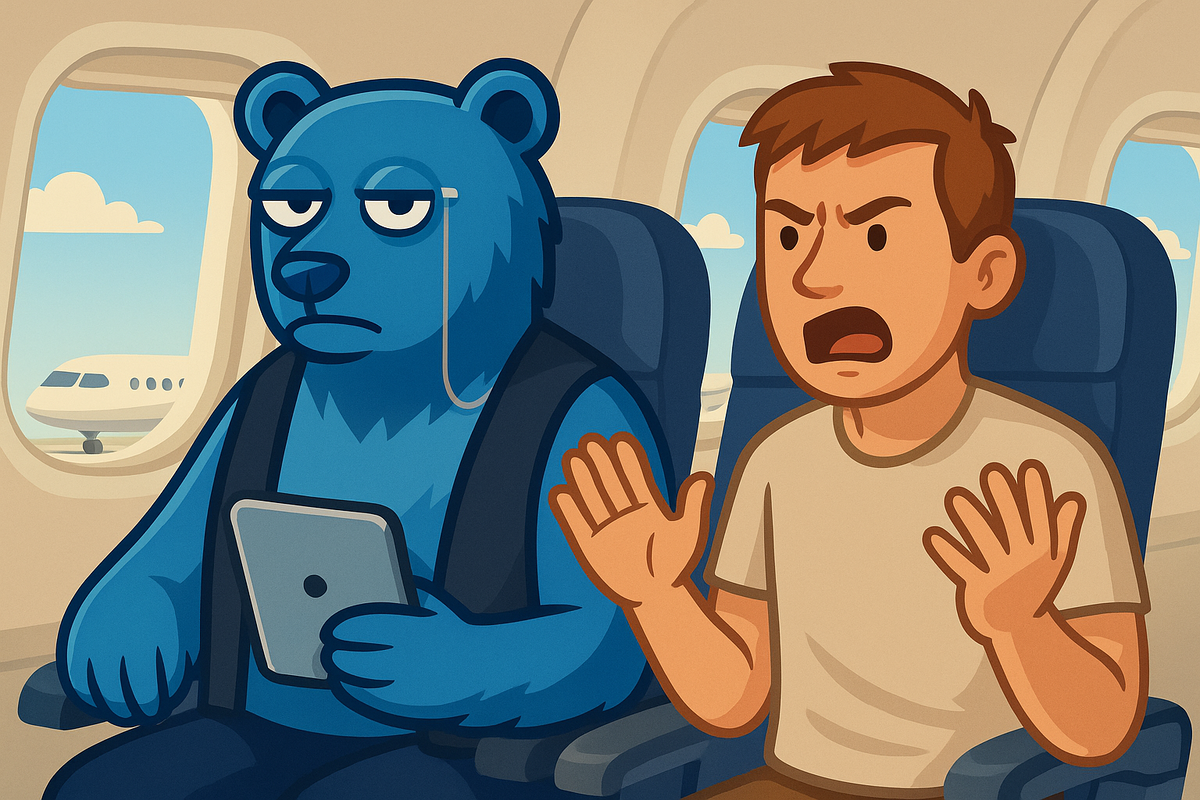 Томский хроникер Фома Силантьевич стал свидетелем инцендента на борту самолета Томск-Москва