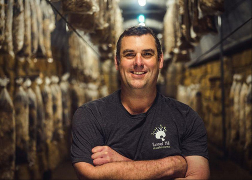 Основатель грибной фермы Дин Смит. Фото: thenews.com.au