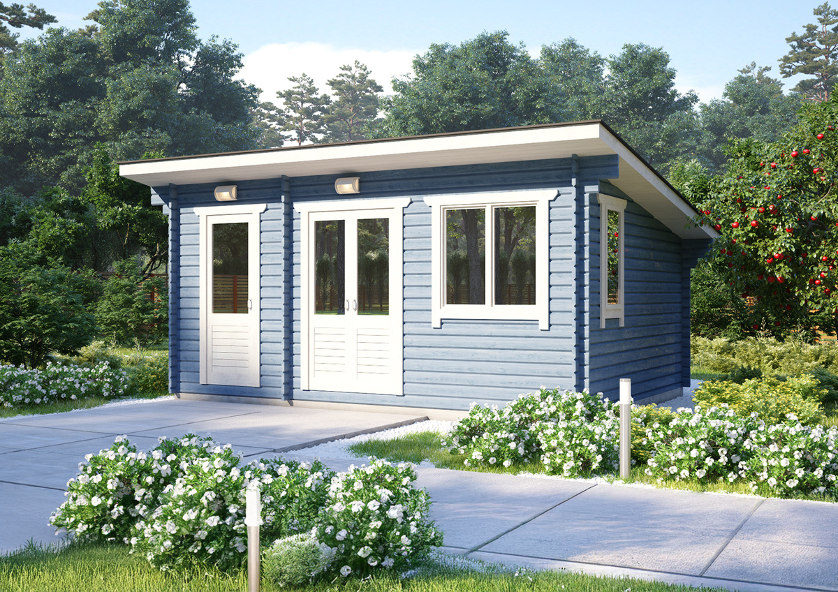 Проект МАФа «Садовый домик с хозблоком»