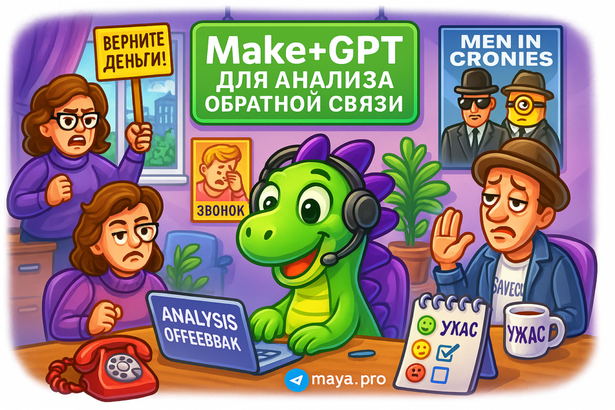    Анализ отзывов клиентов с помощью Make и GPT: как создать автоматизированную систему, которая будет работать на вас Артур Хорошев