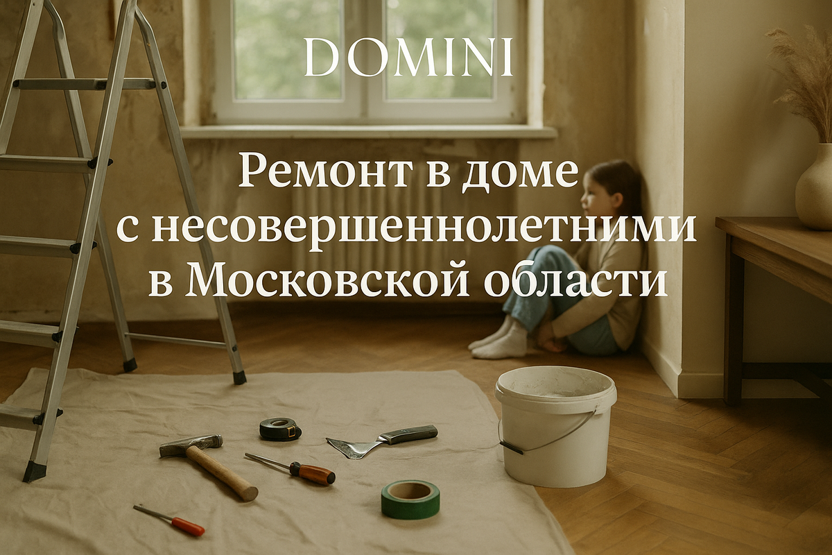    Можно ли делать ремонт в доме с детьми: советы и юридические нюансы