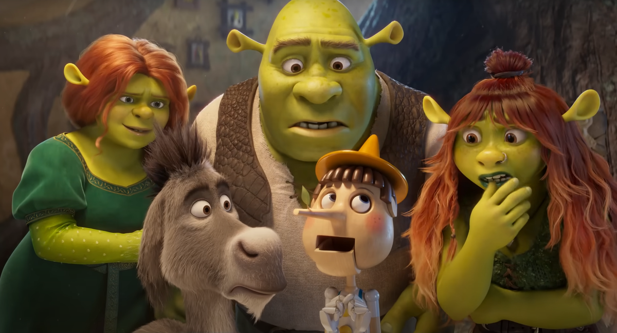 кадр из тизера Шрека 5