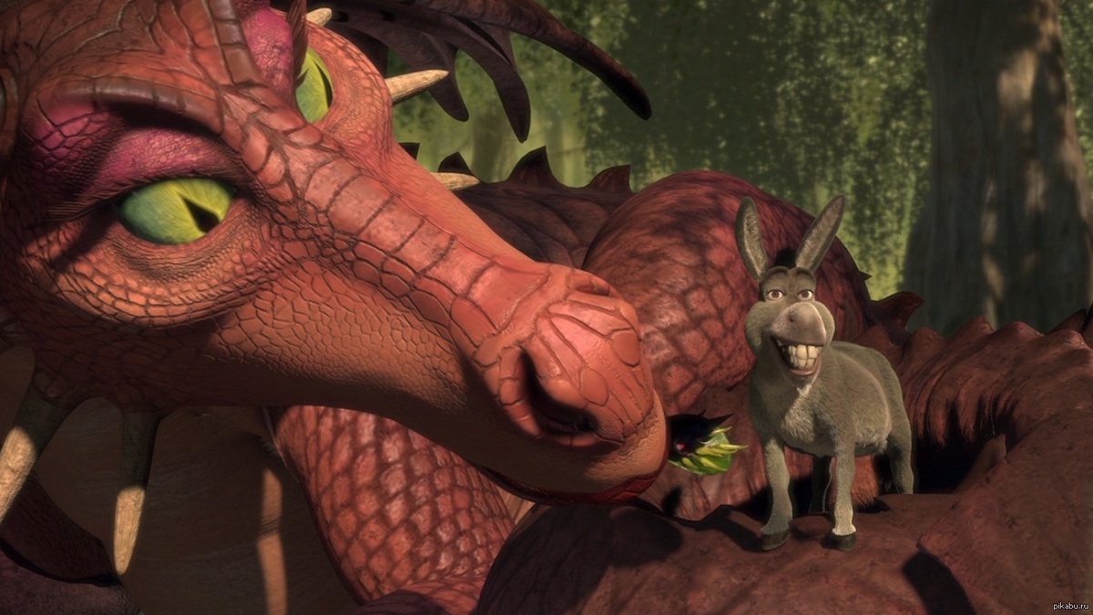 кадр из мультфильма "Шрек"