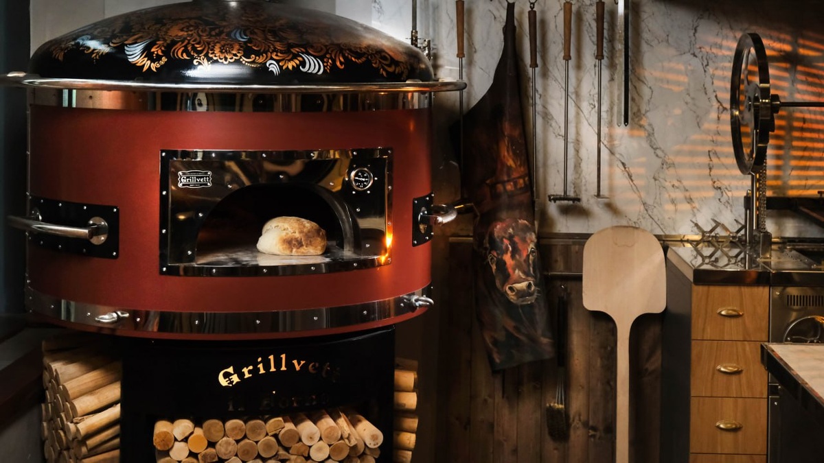 Дровяная подовая печь Grillvett il Forno