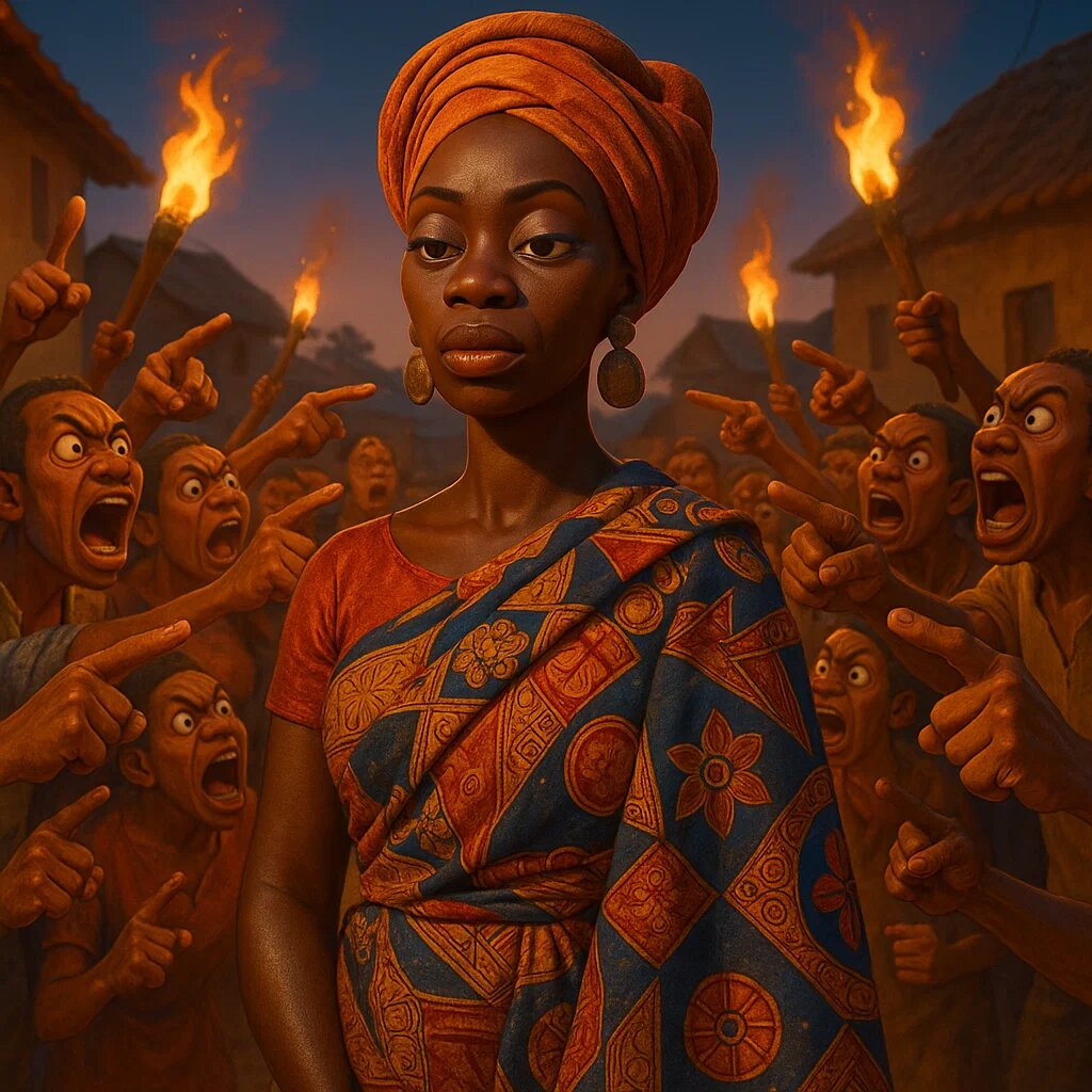 Когда её повели в зал, мимо на тележке проехал торговец с газировкой и пел про футбольный матч — а Агнессе Поку грозила смерть за взгляд.