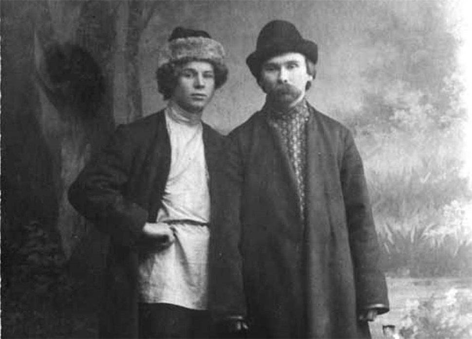 Сергей Есенин и Николай Клюев
