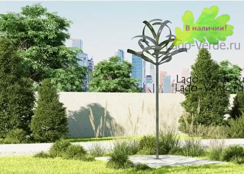 Ветряная кинетическая скульптура "Fleur"