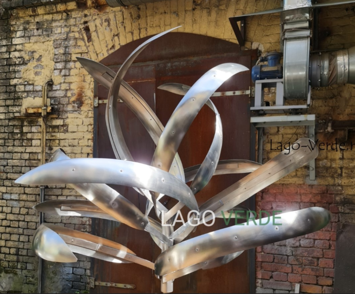 Ветряная кинетическая скульптура "Fleur"