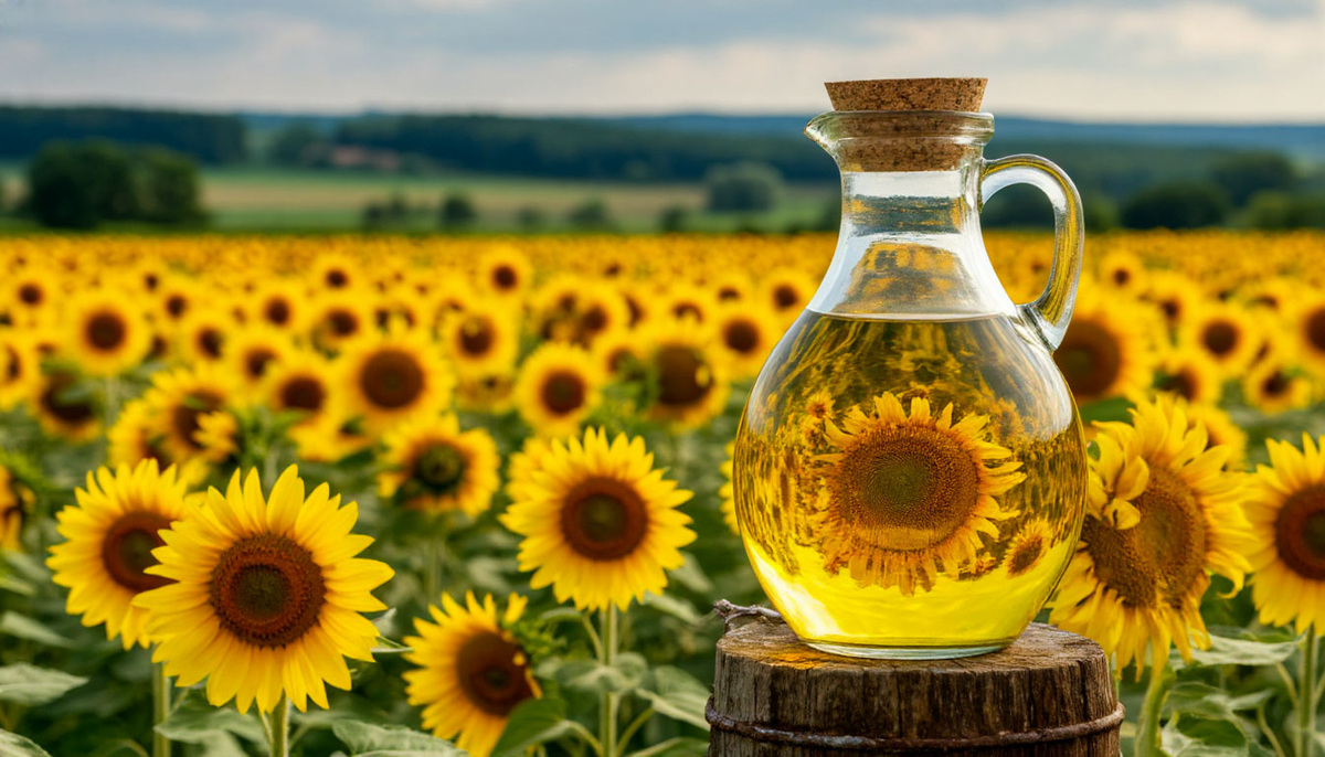 Масло из подсолнечника - высоко востребованный за рубежом товар 