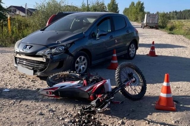    Автоавария произошла на развилке дорог. Фото: Госавтоинспекция Кировской области