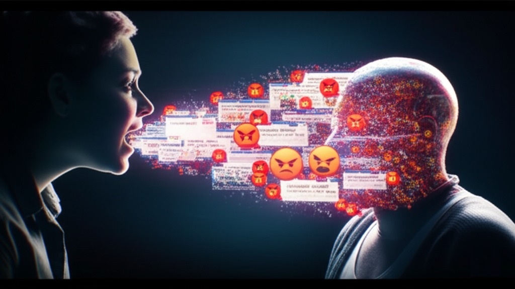 Вот так выглядит эмоциональная выгрузка. Один сбрасывает свои «битые файлы» и виснет, другой — ловит всё это на свою оперативку. Твой мозг — не файлообменник для чужой тревоги. Пора настроить файрвол.