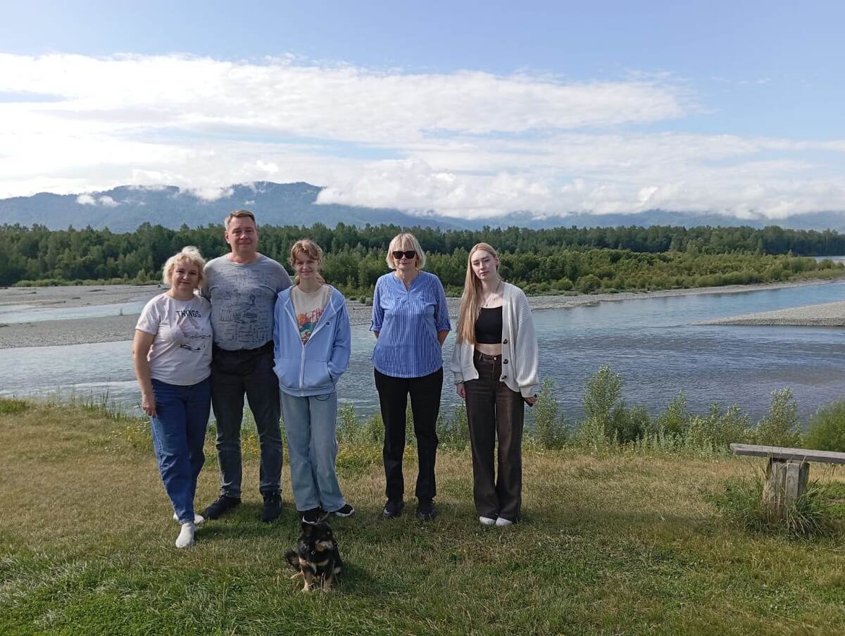 Впадение реки Кокса в реку Катунь