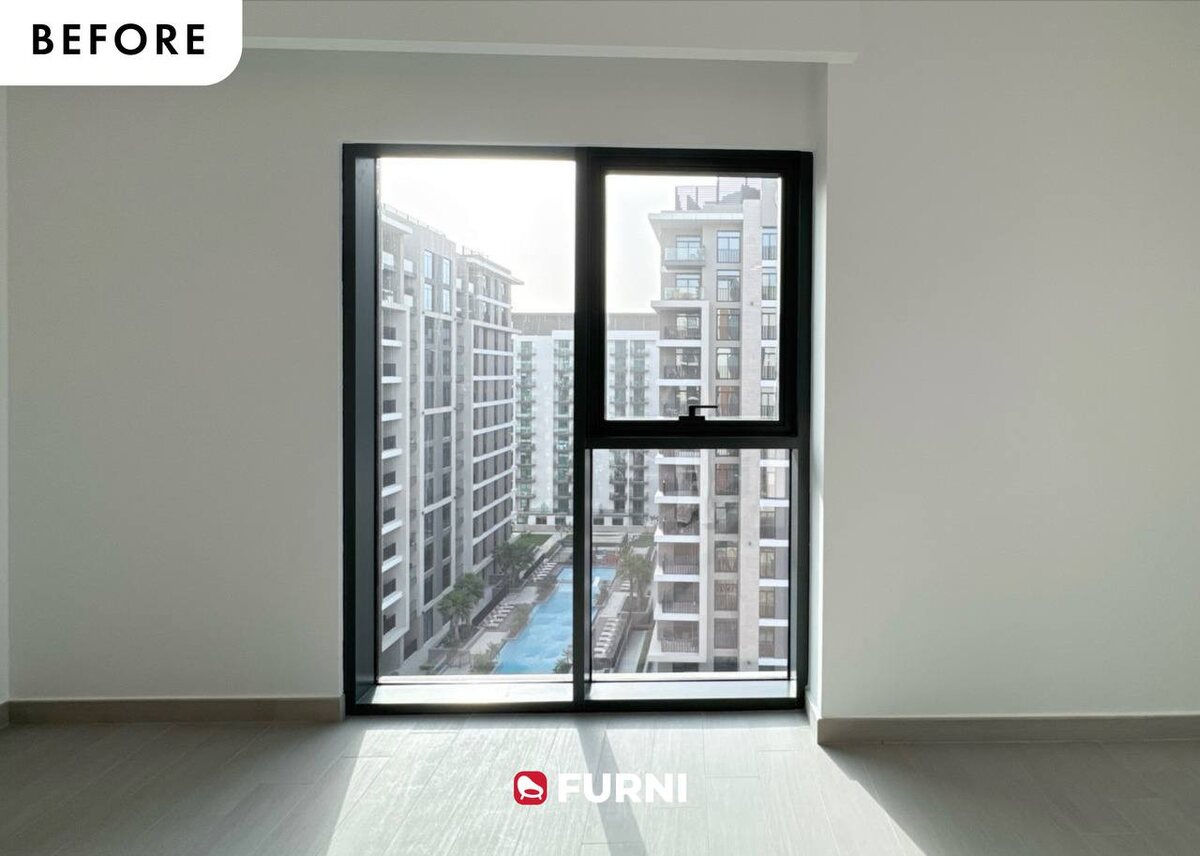 Гостиная разделена на несколько функциональных зон; проект Furni в Дубае