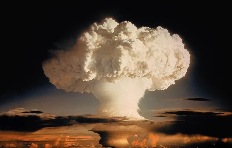 В октябре 1952 года США испытали термоядерную бомбу мощностью 10 мегатонн под названием «Айви Майк». Источник: Alamy