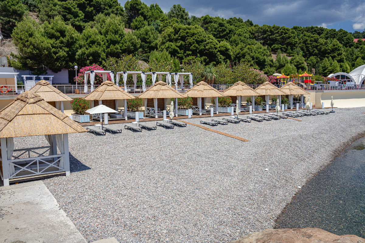 Пляж отеля «Крымский Бриз Hotel & Villas»
Фото предоставлено пользователем пляжа