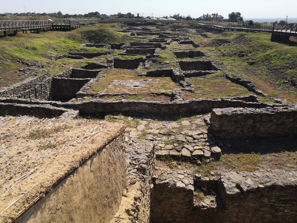 Центральная часть цитадели с усадьбами