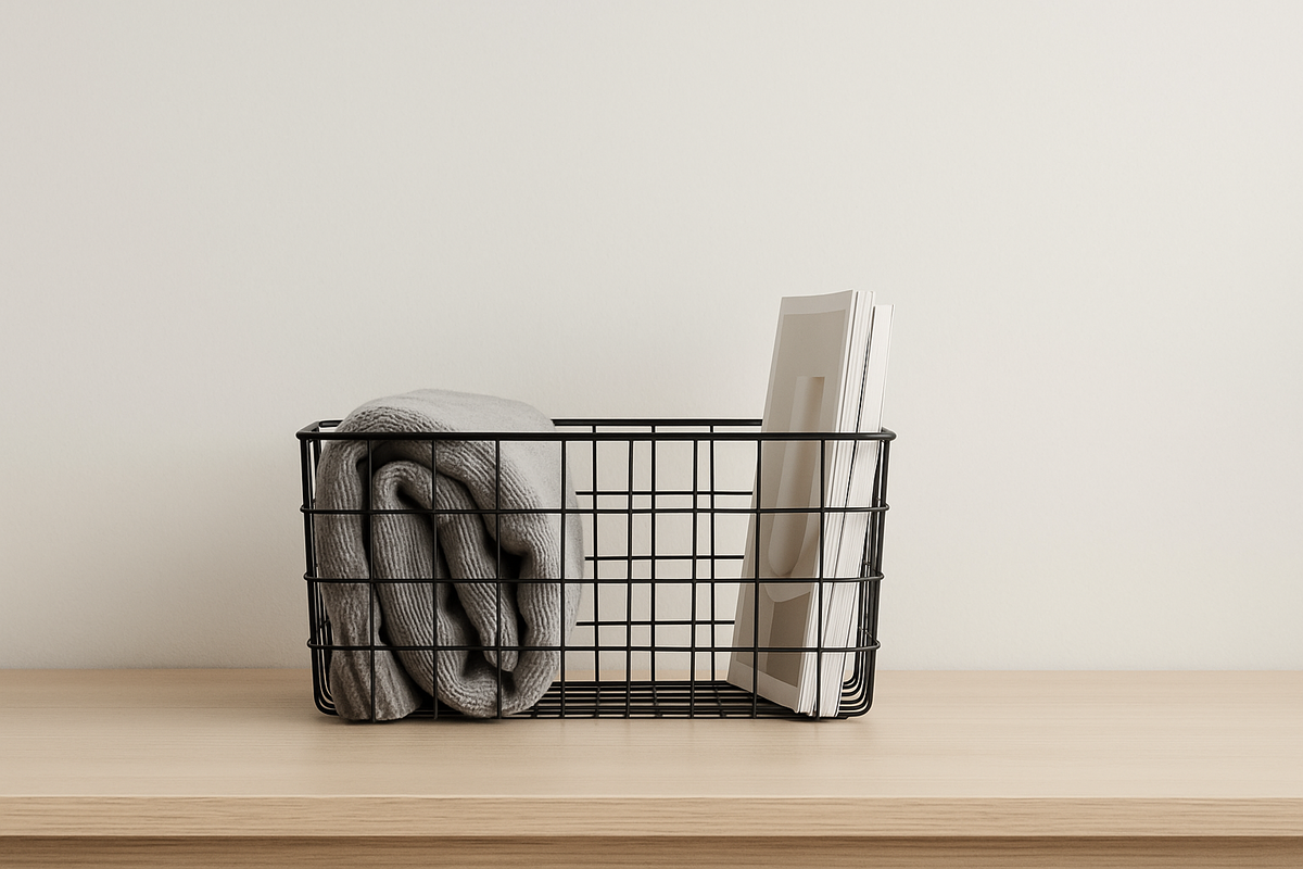 «Когда стиль важнее порядка, но корзина справилась с обоими»