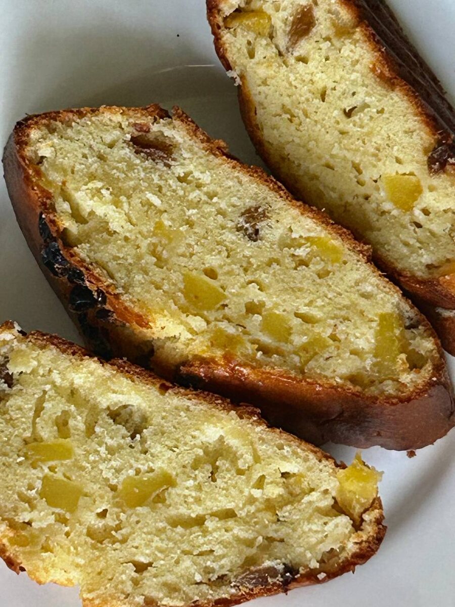 Кекс в разрезе