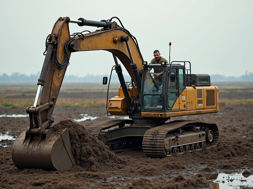 Машинист торфодобывающего экскаватора