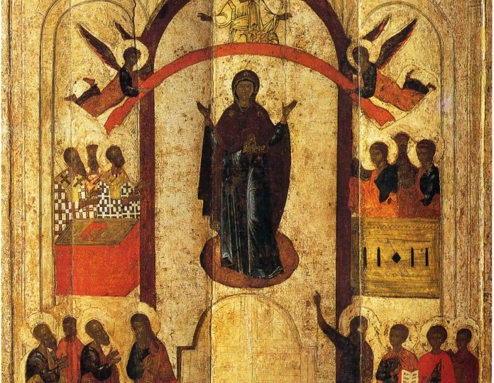 Иконография праздника Покрова Богородицы