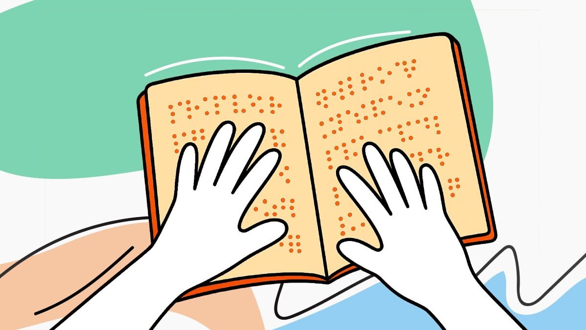 Рельефно-точечный тактильный шрифт Брайля предназначен для письма и чтения незрячими и плохо видящими людьми