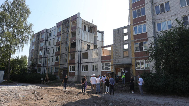 Фото: Строительный блок администрации Ленинградской области