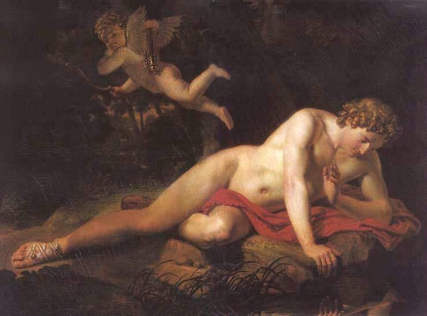 Нарцисс, Карл Брюллов, 1819
