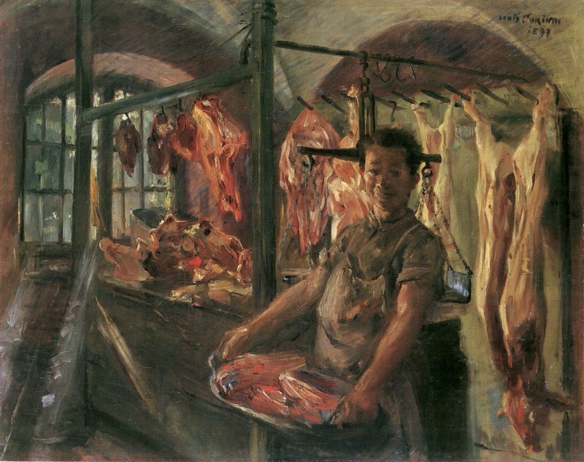 Мясная лавка в Шефтларне, 1897