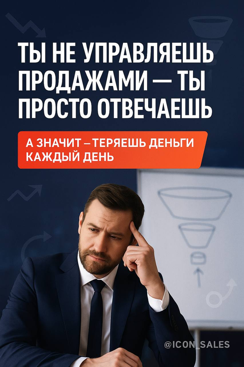Ты не управляешь — ты просто отвечаешь. А значит — теряешь деньги.