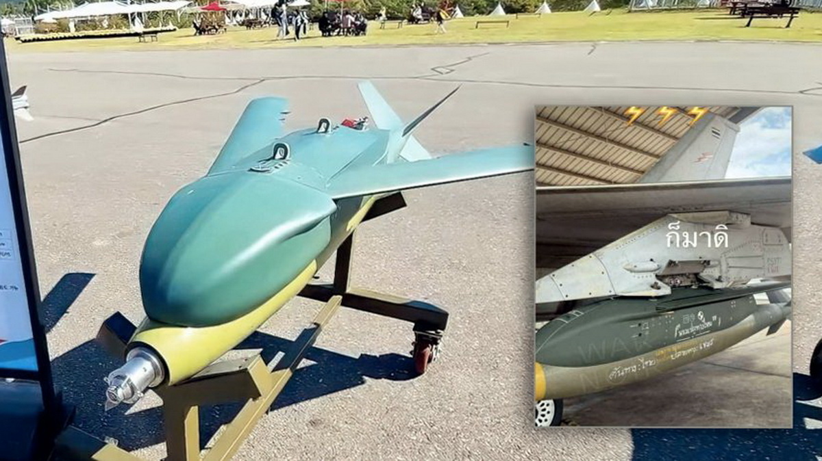 KGGB на выставке в октябре 2022 года в Керёне, Южная Корея и на кадрах F-16 ВВС Таиланда 