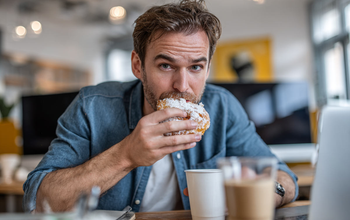 Миф 1: Булка — быстрый энерджайзер, который взбодрит на весь день / Изображение: AlphaChef