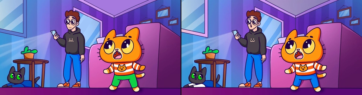 Найдите 10 отличий