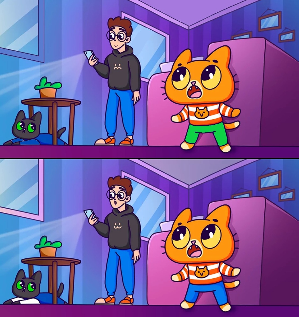 Найдите 10 отличий