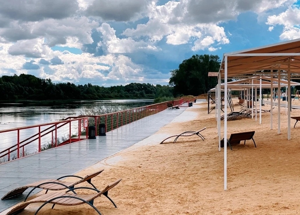 Набережная в городе Салавате