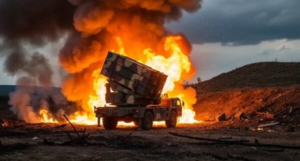 Основной удар пришёлся на военный аэродром ВСУ в Староконстантинове. Фото © Shutterstock AI