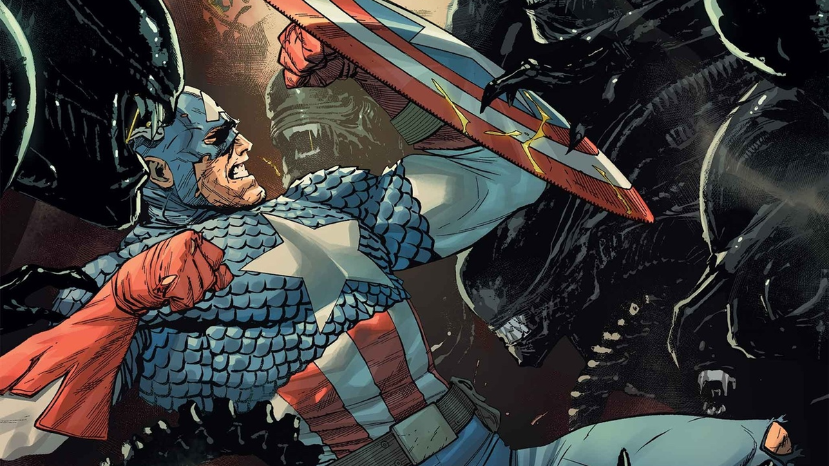 Marvel анонсировала комикс «Чужой против Капитана Америки»