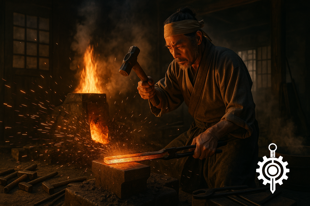 Мастер должен был чувствовать металл, понимать его "настроение"