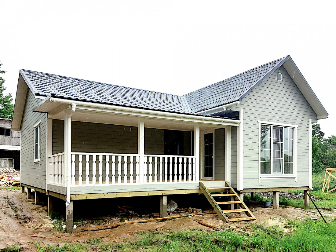 Каркасный дом в деревне Гонцы