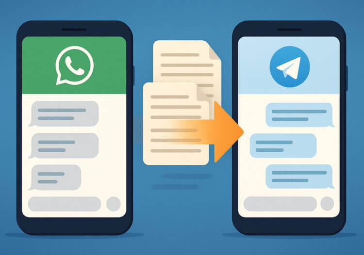 Как сохранить переписки в WhatsApp и перенести их в Telegram до блокировки