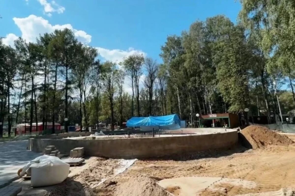    В Ярославле установку фонтана в Юбилейном парке перенесли на август