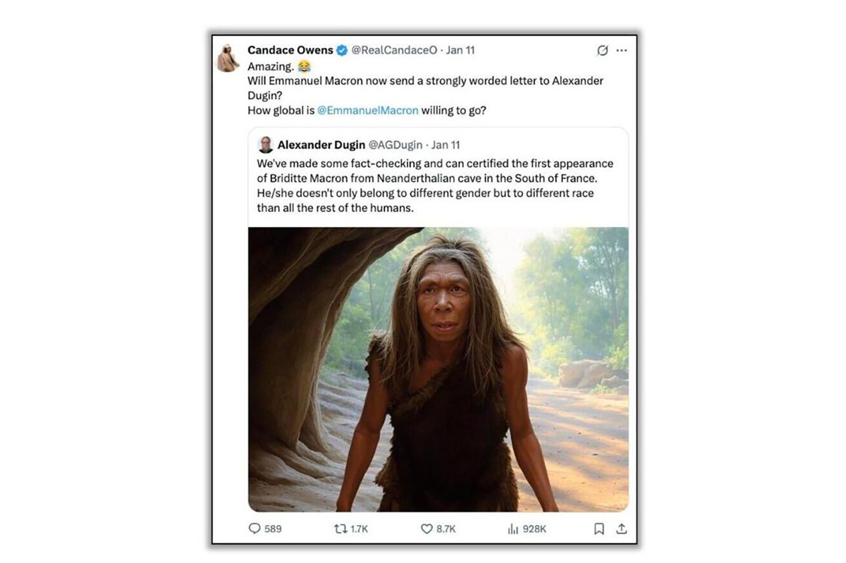   Скриншот / Macron v. Owens complaint 
@RealCandaceO