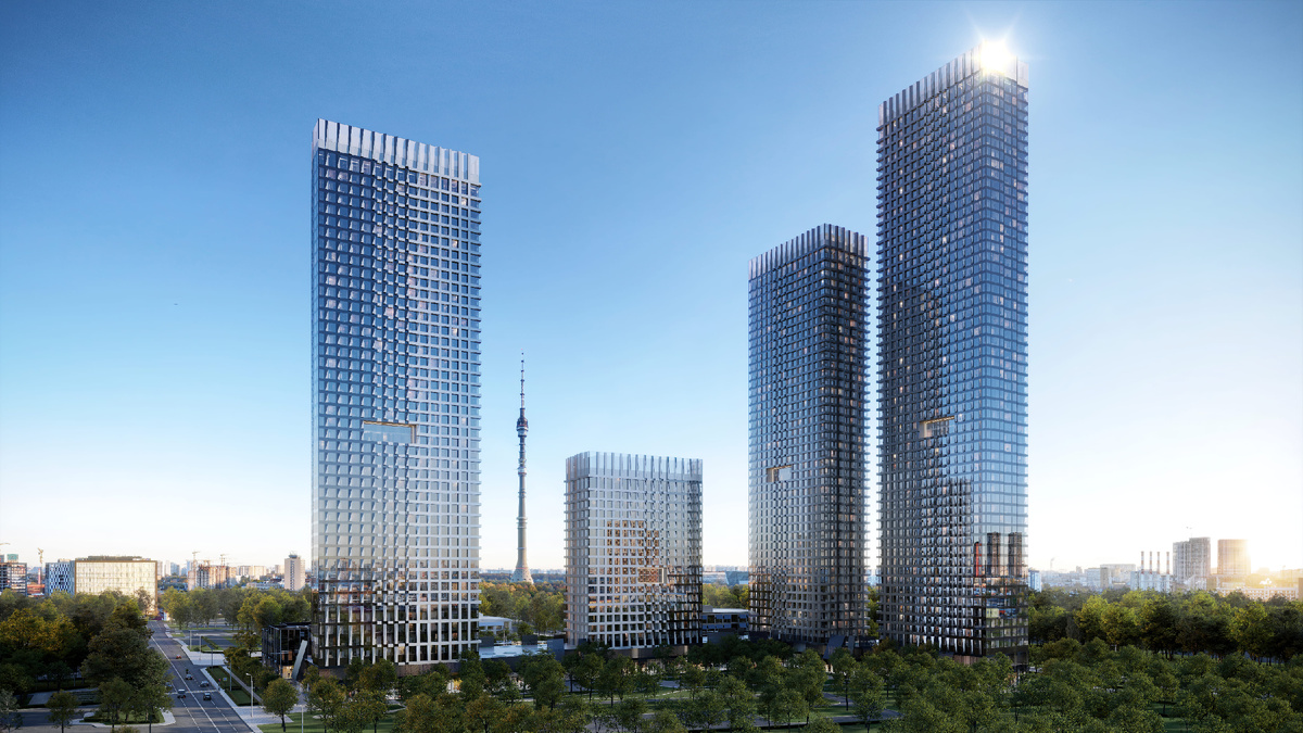 Сверхквартал Upside Towers в Огородном проезде