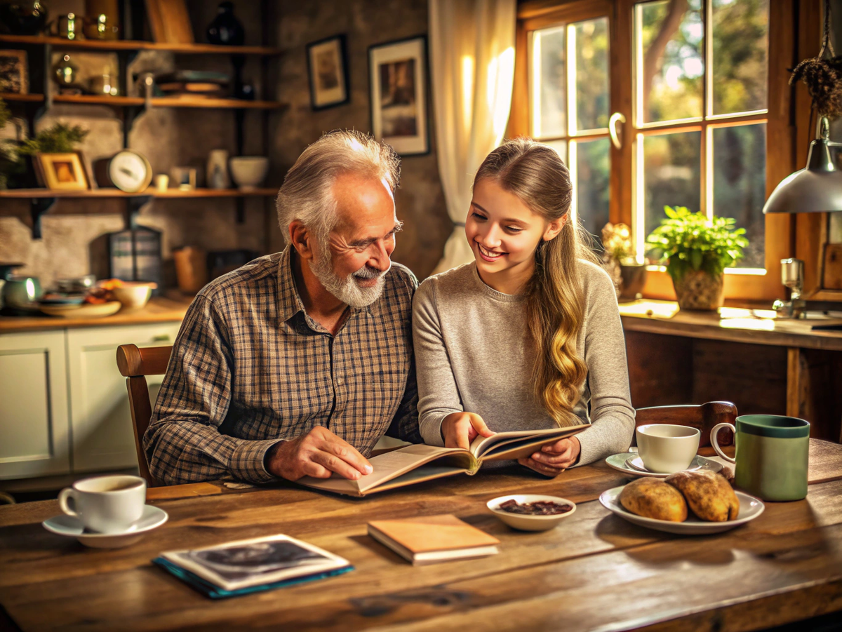 Отец и дочь