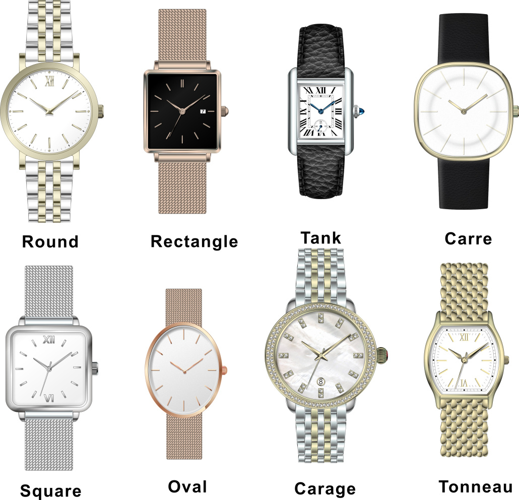 формы корпуса часов