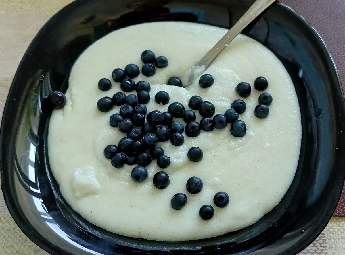 Любимое блюдо с черникой. 