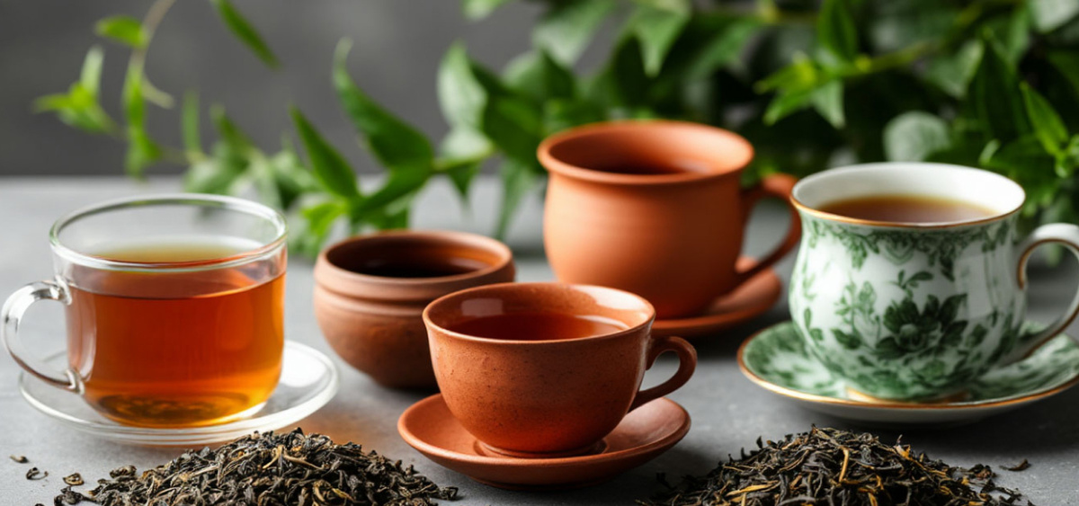 Чайная пара может влиять на вкус чая, так как форма и материал чашек влияют на восприятие напитка.